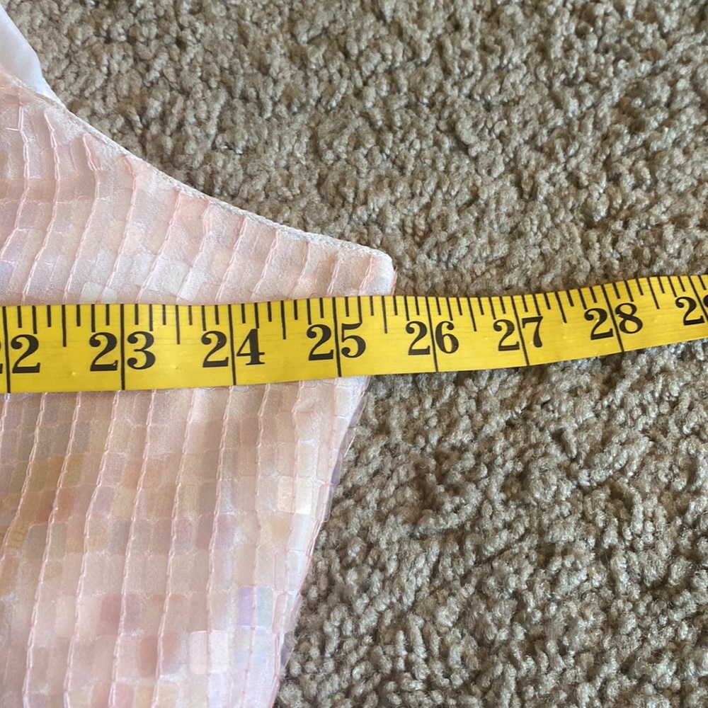 Light pink sequin tank top NWT size 24 - Picture 4 of 7